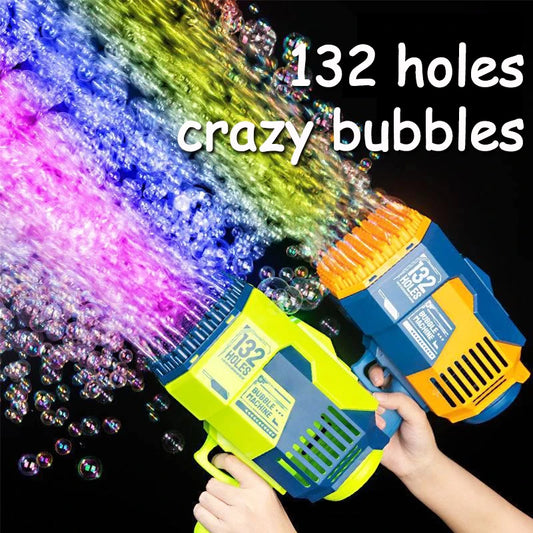 Bubble Rocket Blaster: Light-Up Fun
